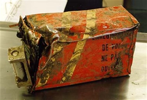 Damaged Cockpit Voice Recorder